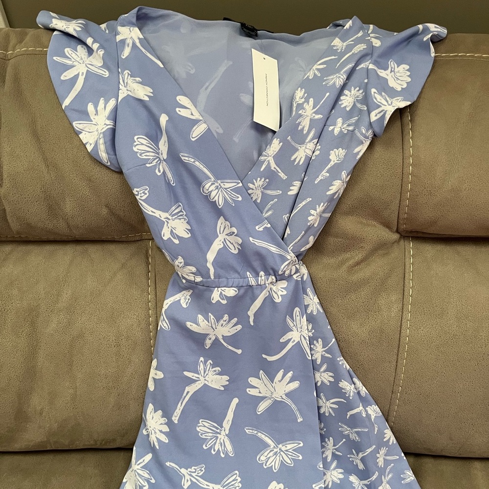 French Connection Floral Wrap Dress